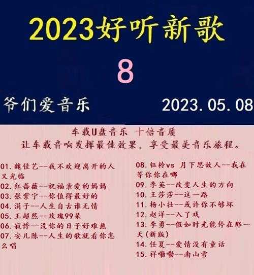 群星《2023好听新歌8》十倍音质WAV分轨