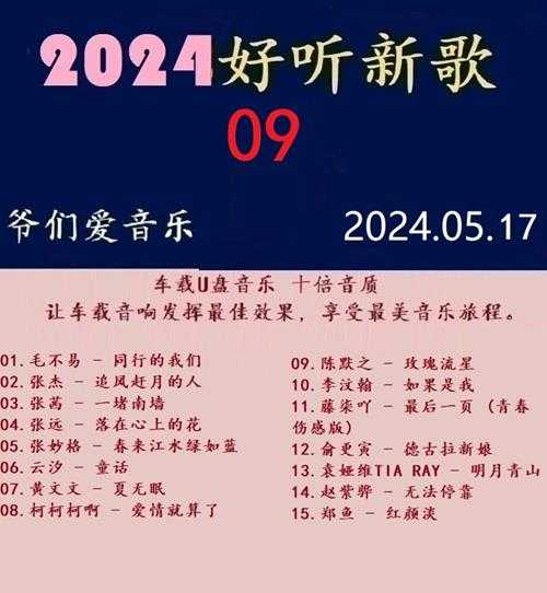 群星《2024好听新歌09》十倍音质WAV分轨