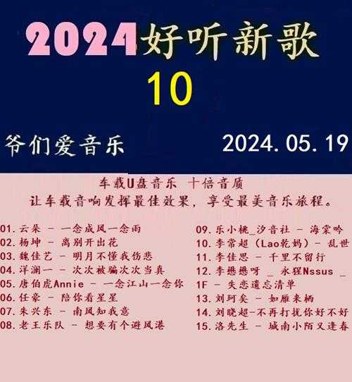 群星《2024好听新歌10》十倍音质WAV分轨