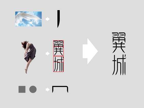 Photoshop 中文字体设计技巧